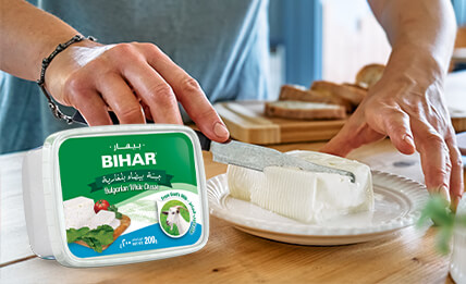 White Bulgarian cheese from Cow, sheep and goat milk