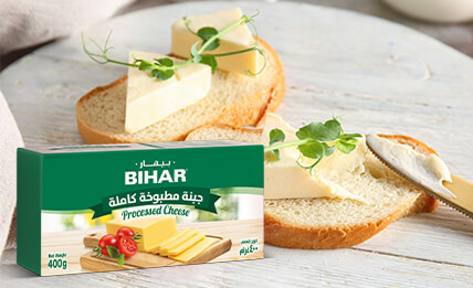 Processed cheese: Triangles, Blocks, Jars and slices
